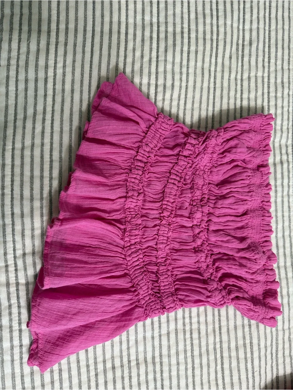 Free People Daybreak Cotton Tube Top Strapless XS NWOT